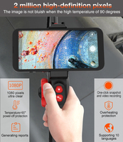 Nouvelle caméra d'inspection vidéo endoscopique articulée UW18 Android iOS 1080P, 8,5 mm, 6,0 mm, objectif souple, câble souple, double caméra