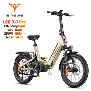 จักรยานไฟฟ้าพับได้ L20 3.0 Pro ระบบกันสะเทือนเต็มรูปแบบ ยางอ้วน โครงอลูมิเนียมอัลลอย แบตเตอรี่ 48V 15Ah มอเตอร์ไร้แปรงถ่าน 250W ระบบดิสก์เบรกไฮดรอลิก - Product Image 1