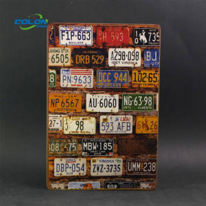 Panneau Métallique Personnalisé Vintage <span class=keywords><strong>Garage</strong></span> Décoratif Poster Rétro Plaque Métallique Classique Moto Voiture Panneau Métallique - Product Image 3