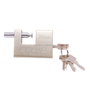 Candado Rectangular Pintado en Níquel BRAVO, Candado de Hierro, Se Acepta Personalización, 60mm/70mm/80mm/90mm/100mm - Product Image 6