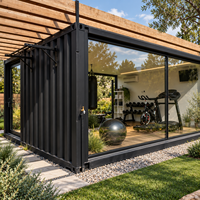Hoge kwaliteit, zware calisthenics container gym, winddicht, sneeuwbestendig, buiten fitness container