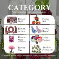 Fleurs artificielles vintage bordeaux et vertes, calla et orchidées, pour décor de mariage et réception