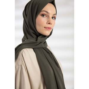 Châle en mousseline - Khaki - Khaki - Product Image 3