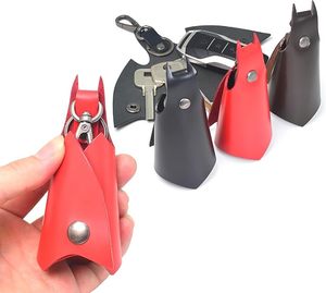 Porte-clés personnalisé en cuir en gros, étui de protection pour clés, porte-clés tendance en cuir PU, vente en gros, logo personnalisé, souvenir d'Halloween - Product Image 5