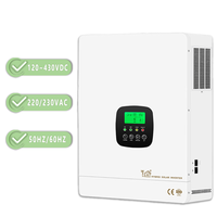 LUSEN PV girişi 4-11KW MPPT hibrid güneş depolama invertör 220/230/240VAC giriş 100% üçlü çıkış verimlilik çift/tek/