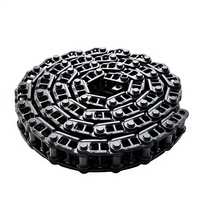 Ensemble de chaînes de chenilles d'excavatrice de qualité supérieure R220LC-9S, référence 81N6-26600, 45 maillons