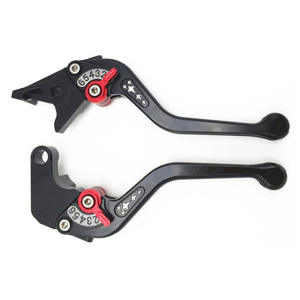 Motorcycle Accessories Aluminum Handlebar Brakes <b>Clutch</b> Levers for VTX1300 3D Pattern Texture Adjustable Brake Levers - Product Image 4