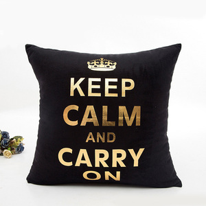 Amity Nouveau Design Dorure Dorée Housse de <span class=keywords><strong>Coussin</strong></span> Décorative Bon Marché Haute Qualité Housse de <span class=keywords><strong>Coussin</strong></span> <span class=keywords><strong>45x45</strong></span> Pour Voiture Et Canapé - Product Image 3