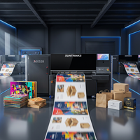 Imprimante numérique Sunthinks SE528 Epson I3200 à passage unique pour solutions d'impression de boîtes en carton ondulé et d'emballages en papier