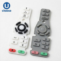 Teclado de Silicona Personalizado, Panel de Botones Conductivos para Control Remoto, Interruptor de Silicona Colorido para Electrónicos