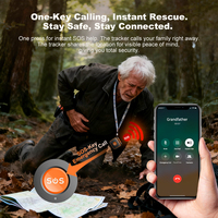 Reloj Localizador GPS V28C para Pacientes con Demencia, Dispositivo de Seguridad para Personas Mayores, Detección de Caídas de Emergencia SOS, Ubicación en Tiempo Real