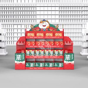 Offre Spéciale carton Affichage Chevalet Merchandising Personnalisé POP Présentoir Promotionnel Grand Plancher de Carton Présentoir Plateau - Product Image 6