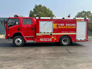 Camión de Bomberos SHACMAN x9 4x2 con Tanque de Agua y Espuma de 4000L + 2000L, Sistema de Supresión de Incendios de Alta Eficiencia para Plantas Químicas - Product Image 6