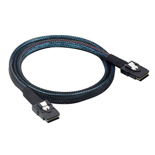 High-Performance Mini SAS HD Cable SFF 8087 SFF 8087 Data Transfer Right Angle Cord Factory Price Cheap for Computer