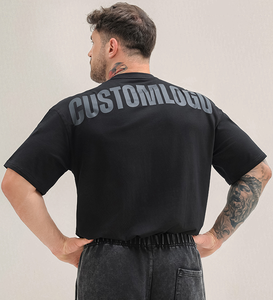 Chấ<span class=keywords><strong>t</strong></span> Lượng Cao 220G Cotton <span class=keywords><strong>T</strong></span>ùy Chỉnh Áo Thun Quá Khổ Drop Shoulder Heavyweight Phòng <span class=keywords><strong>T</strong></span>ập Thể Dục <span class=keywords><strong>T</strong></span>-<span class=keywords><strong>Shirt</strong></span> Dtg In Logo Đồng Bằng Phòng <span class=keywords><strong>T</strong></span>ập Thể Dục <span class=keywords><strong>T</strong></span> Áo Sơ Mi Cho Nam Giới - Product Image 1