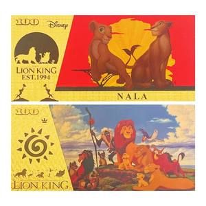Billetes de Banco de Anime del Rey León de América 2026, 4 Tipos, Bañados en Oro de 24K para Regalos - Product Image 2