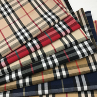 Fil de haute qualité organique lourd, 250TC 300TC 40x40 110x70 teint Tartan 100% coton égyptien, tissu uni pour la literie d'hôtel/
