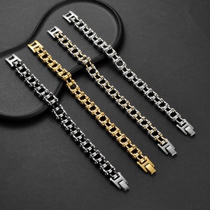 Châu Âu Mỹ Punk chuỗi Thép không gỉ Vòng đeo tay nhà máy bán hàng trực tiếp cá nhân hợp thời trang chuỗi trang sức cho nam giới cho - Product Image 2