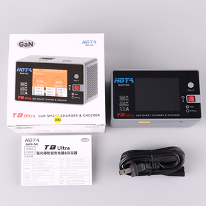 Chargeur intelligent HOTA T8 Ultra GaN en matériau composite AC300W DC650W 1-8S pour batteries LiPo/Li-ion, chargeur rapide et équilibrant pour drones RC - Product Image 4