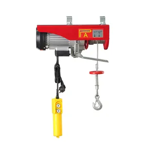Change Speed 1 Ton Cable Mini Double Drum European Type Electric Hoist With Sliding Chain