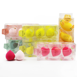 Set di uova per il trucco di bellezza a <span class=keywords><strong>vela</strong></span> piena-Avocado alla fragola di pesca di Mango disegna polvere gigante in PVC morbido Non commestibile - Product Image 1