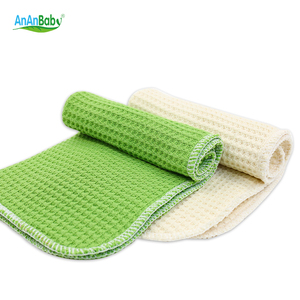 Ananbaby Prix de gros <span class=keywords><strong>Lingettes</strong></span> pour <span class=keywords><strong>bébé</strong></span> en coton gaufré réutilisables personnalisées <span class=keywords><strong>Lingettes</strong></span> <span class=keywords><strong>lavables</strong></span> pour le soin de la peau pour <span class=keywords><strong>bébé</strong></span> - Product Image 4