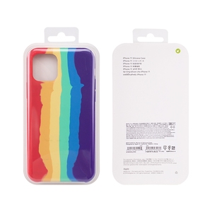 Funda trasera para teléfono móvil <span class=keywords><strong>iPhone</strong></span> 12 Pro Max, carcasa blanda con estampado de arcoíris, IMD, <span class=keywords><strong>2022</strong></span> - Product Image 2