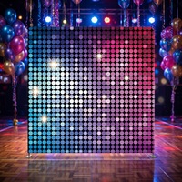 Support de toile de fond portable moderne en tube d'aluminium, personnalisable double face, pour photomaton, idéal pour fêtes et événements – Vente directe usine
