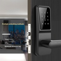 Cerradura Inteligente para Puerta con Tarjeta RFID de Fácil Instalación, Cerradura Electrónica TTlock Ble para Hotel, Entrada sin Llave, para Puerta de Madera, Apartamento, Hotel, Hogar