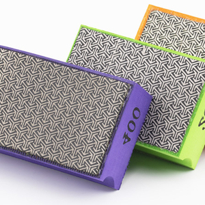 PEXMIENTAS Tampons de ponçage diamantés Tampon de polissage à la main électrolytique Support en mousse Éponge de ponçage pour verre granit marbre - Product Image 3