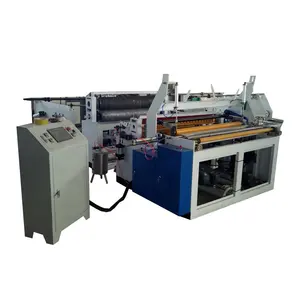 Gold Supplier rewinding and cutting equipment small napkin toilet tissue paper making machine price toilet roll machine