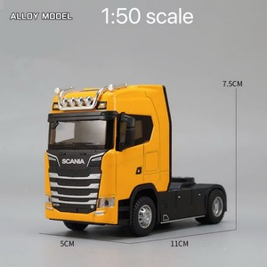 1/50 in lega di grandi dimensioni modello di autocarro giocattolo giocattolo di simulazione contenitore giocattolo suono e luce tirare BackTransport modalità forl Kids - Product Image 6