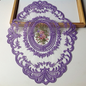 Spitze idyllische Retro Französisch bestickte Tischset Untersetzer romantische ins Stil Stoff Kunst Tisch dekoration kleine Tischdecke - Product Image 6
