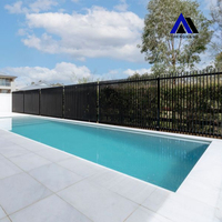 Poteaux de clôture en acier galvanisé pour aménagement paysager, finition enduite pour la décoration de jardin, clôtures, treillis, portails