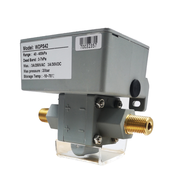 Adjustable Differential Pressure Switch Water Pressure Sensor Alarm Magnetic Alarm Switch