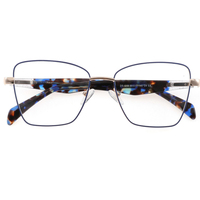 Gafas de sol de metal de aleación a la moda para mujer, diseño rectangular con lentes ópticas AC, gafas con clip, protección UV400 D14