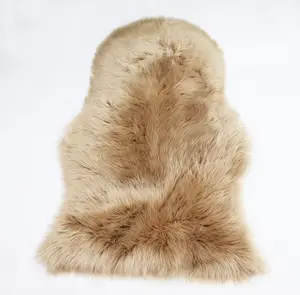 Most Popula Thick Custom Fake Sheepskin Fur Carpets Long Hair Faux Lambskin Thick Area Rug