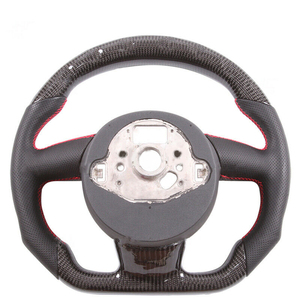 Volant de course intelligent à LED pour <span class=keywords><strong>Audi</strong></span> RS3 RS4 <span class=keywords><strong>RS5</strong></span> 2014 <span class=keywords><strong>2015</strong></span> 2016 S3 S4 S5, volant personnalisé en fibre de carbone véritable - Product Image 5