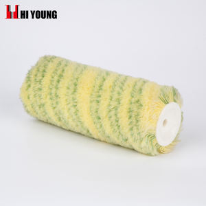 <span class=keywords><strong>Rouleau</strong></span> à peinture <span class=keywords><strong>en</strong></span> acrylique vert herbe avec cadre <span class=keywords><strong>en</strong></span> zinc rayé et poignée <span class=keywords><strong>en</strong></span> caoutchouc et plastique - Product Image 4