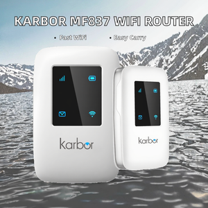 Karbor <span class=keywords><strong>MF837</strong></span> LTE mifis Cat4 Type-C Mini WIFI 6 Pocket Router 3000mAh 300Mbps เราเตอร์2.4GHz WIFI VoIP ใหม่ - Product Image 1