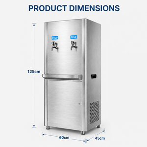Distributeur d'<span class=keywords><strong>eau</strong></span> chaude et froide électrique commercial SZY SY 2HB en acier inoxydable 304 pour hôtel, usage domestique et extérieur - Product Image 6