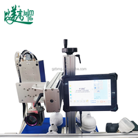 Équipement de gravure laser UV automatique pour petites pièces |   Marquage des ampoules et des bols en plastique |   Ligne de production compacte