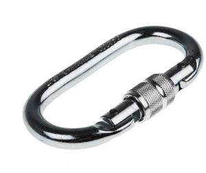 Mousqueton de type ovale avec mousqueton de sécurité à vis - Product Image 3