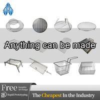 Grille de barbecue en acier inoxydable 304 OEM, taille personnalisée, pour barbecue au charbon de bois, grille de cuisson de remplacement, directement de l'usine