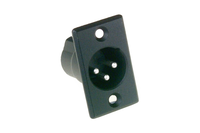 AC3MPNZ BULK Audio AC-Series 3 Pole Female Panel Mount Connector 133V 6A Audio Equipment Connection Socket