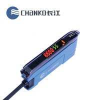 CHANKO Amplificateur à fibre réflecteur diffus CX6 double affichage numérique capteur de matrice de ligne de fibre intelligent haute vitesse