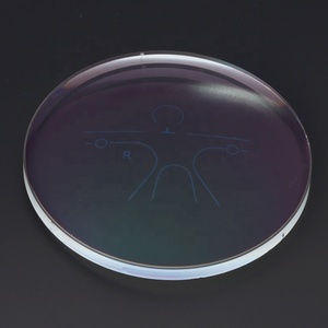Hmc 1.56 <strong>Lens</strong> Cut Progressive Optical <strong>Lens</strong> High Quality UV420 1.56 Blue Resin 40 Grade a Sunglasses with Clear <strong>Lens</strong> UV 420 2C - Product Image 2