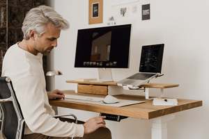 Dự Án Văn Phòng Điện Đứng Bàn Cho Nhà Đồ Nội Thất Văn Phòng Chiều Cao Có Thể Điều Chỉnh Bảng Bàn Officespace Bàn Máy Tính - Product Image 5