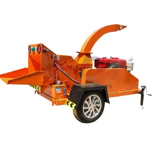 Tractor pto driven 25 hp waste leaves corn stalks shredder wood chipper machine for forestry