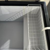 Refrigerador Horizontal Comercial, Congelador Vertical de Triple Puerta, Enfriamiento Directo, Pantalla Digital, R290, para Alimentos Congelados
